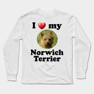 I Love My Norwich Terrier Long Sleeve T-Shirt